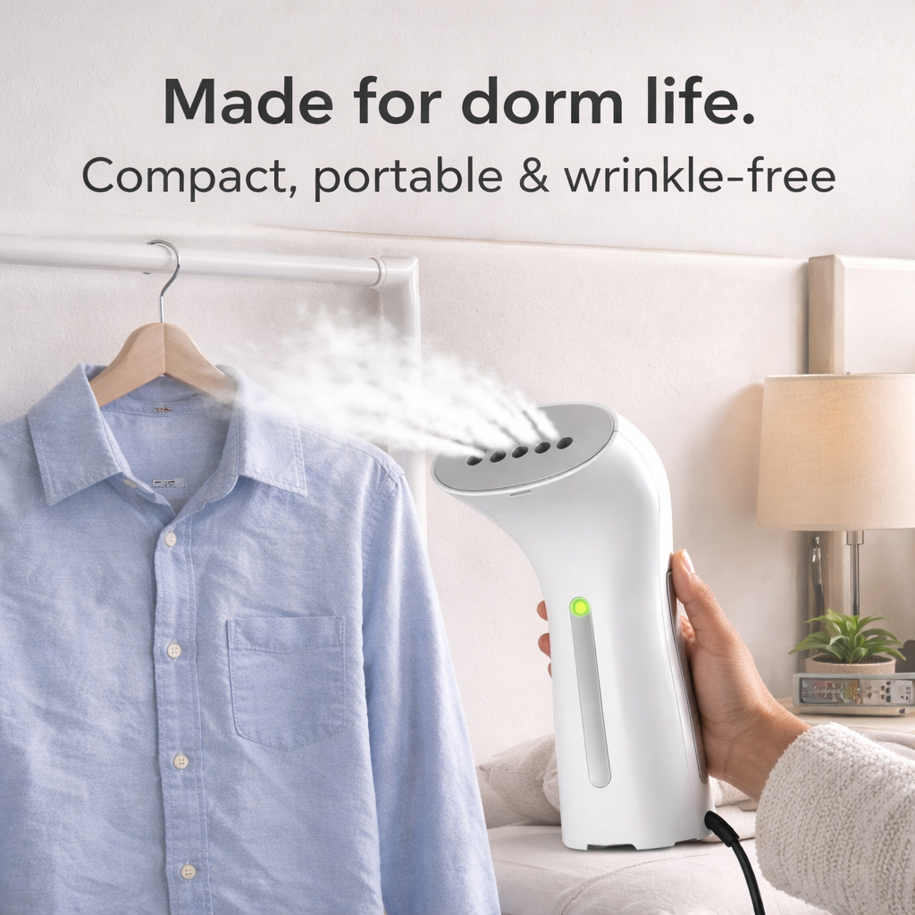 DormPress™ Portable Garment Steamer