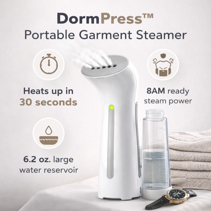 DormPress™ Portable Garment Steamer